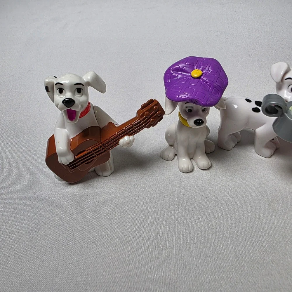 Disney 101 Dalmatians 1996-2000s McDonald's Happy Meal Figurines Lot of 5pcs